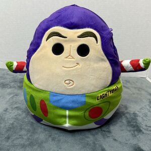 Buzz Lightyear Toy Story Plush Squishmallow EUC 11" Kellytoys Disney Pixar